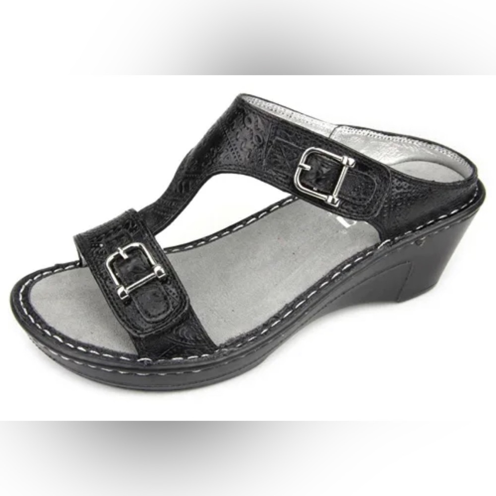 Alegria Women’s Lara Wild West Night Leather Sandals Size EU 39 (9-9.5)
